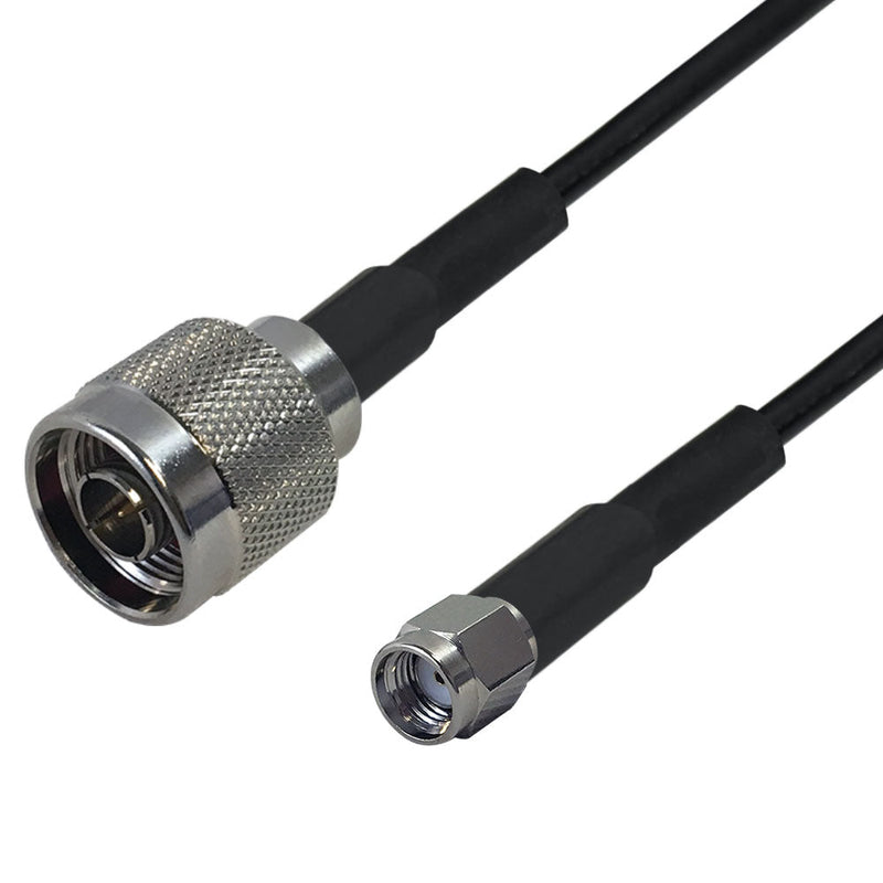 LMR-240 N-Type to SMA-RP Reverse Polarity Male Cable
