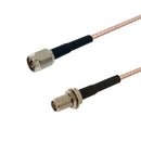 Premium Phantom Cables RG316 SMA Male to SMA Female Bulkhead Cable