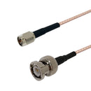 Premium Phantom Cables RG316 SMA Male to BNC Male Cable