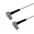 Premium Phantom Cables RG316 SMB Male Right Angle to SMB Male Right Angle Cable