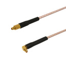 Premium Phantom Cables RG316 MMCX Male to MMCX Male Right Angle Cable