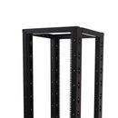 Four Post Relay Rack - 19 inch 42U, Square hole, Depth 23-36 inch