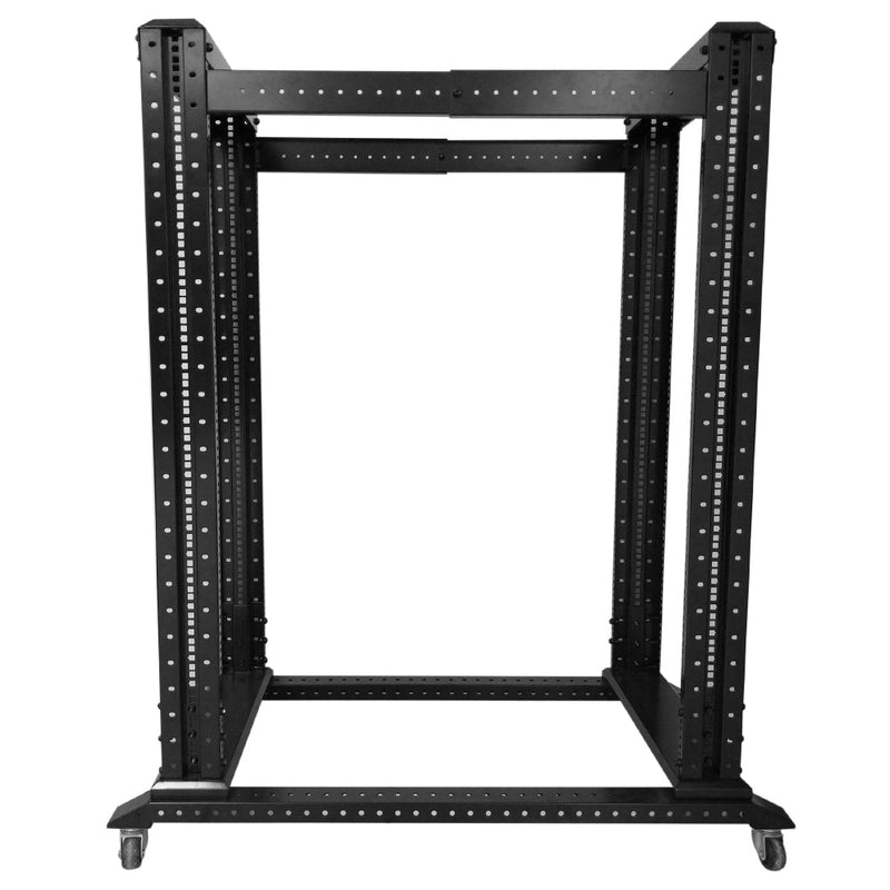 Four Post Relay Rack - 19 inch 26U, Square hole, Depth 24-36 inch