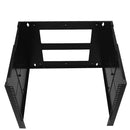 19 inch Wall Mount Bracket - 8U, Adjustable Depth, 12-18 Inches, Hinged