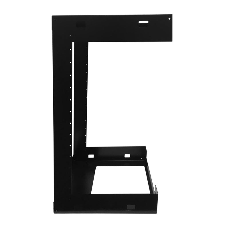 19 inch Open Frame Wall Mount Rack - 18 inch Depth - 15U