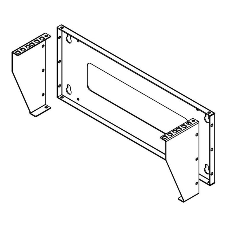 Vertical Wall Mount Rack 2U