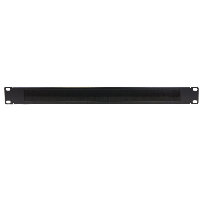 19 inch Horizontal Pass-Through Cable Manager - 1U Brush Style