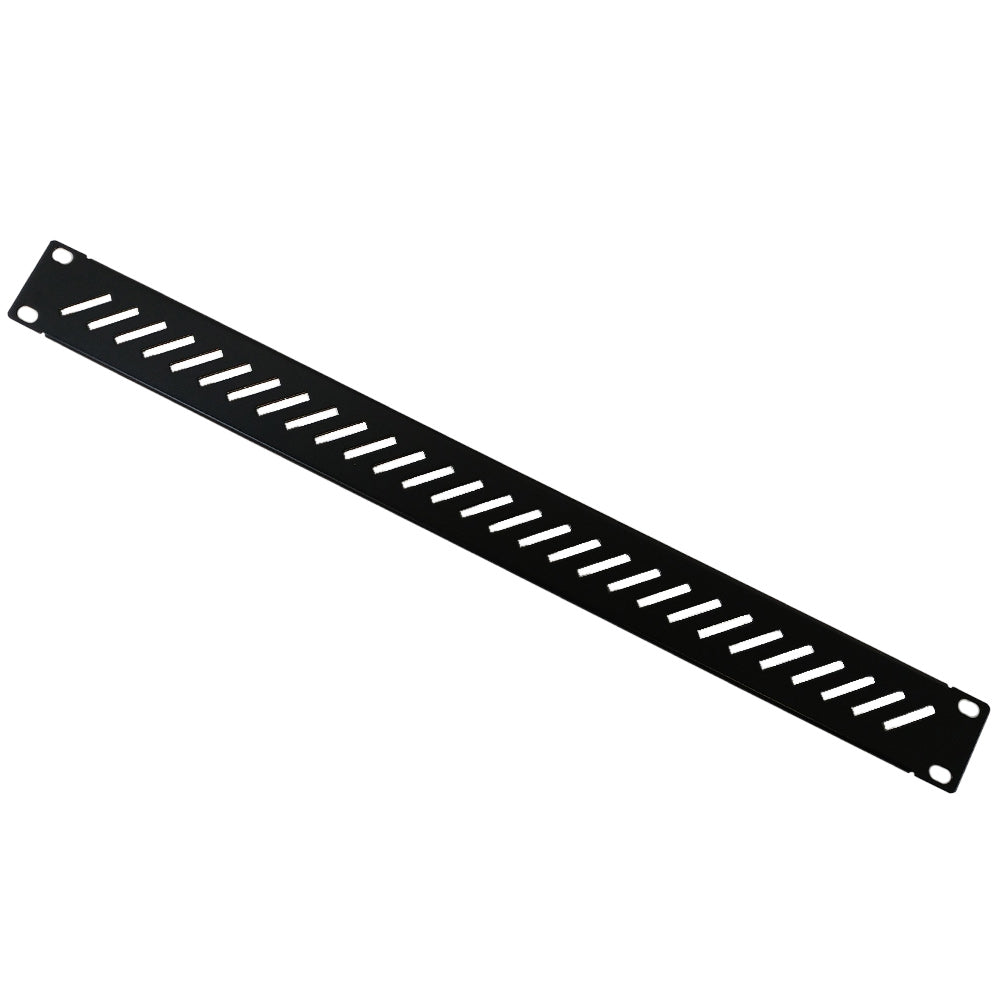Blank Filler Panels - Black 1U - Vented