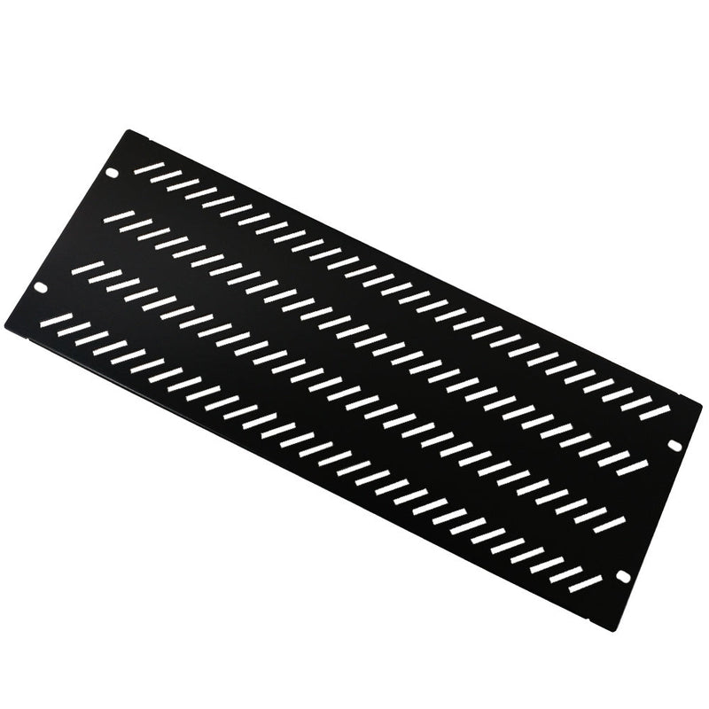 Blank Filler Panels Black 4U - Vented