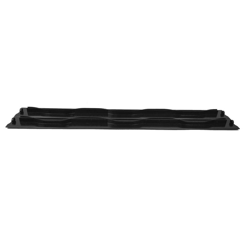 19 inch Plastic Blank Filler Panels - Black 2U