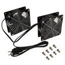 Fan Kit for RM-500 Series Wall Mount Cabinets - Low Decibel 28dBa - 55 CFM - Pair