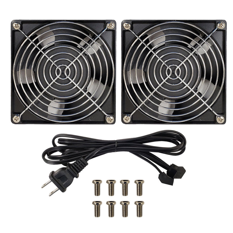 Fan Kit for RM-500 Series Wall Mount Cabinets Low Decibel 28dBa 55 CFM - Pair