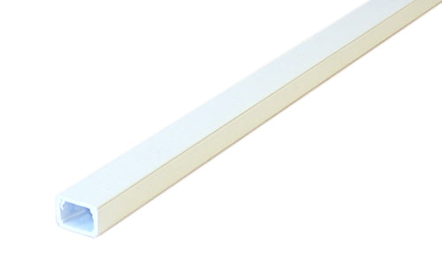 Perplas 6ft Raceway Cable Concealer with Adhesive Tape Type-2 1 1/4 x 5/8 inch - White