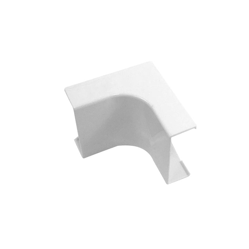 Inside Corner for 38mm x 11mm Raceway - White