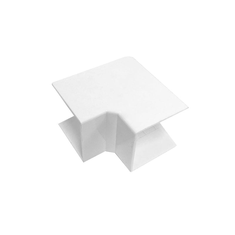 Inside Corner for x 50mm Raceway - White