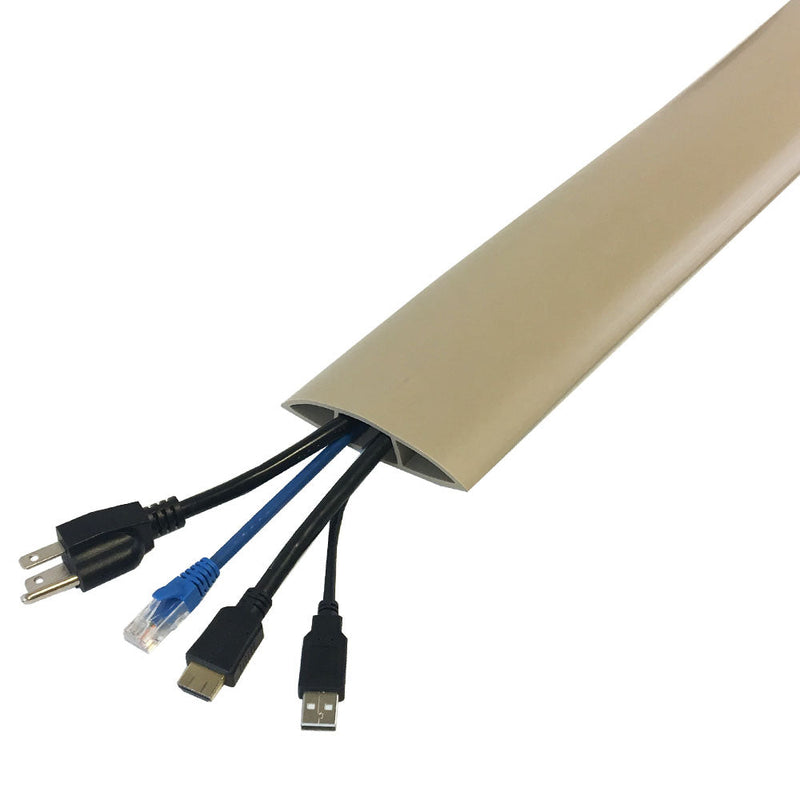 Floor Track Cord Cover with Adhesive Tape