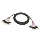 Premium Phantom Cables 1/4 Inch TRS Male to 1/4 Inch TRS Male Balanced Analog 16-Channel Snake Cable