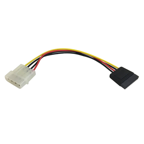 6 inch 4 to 15 pin SATA Power Cable
