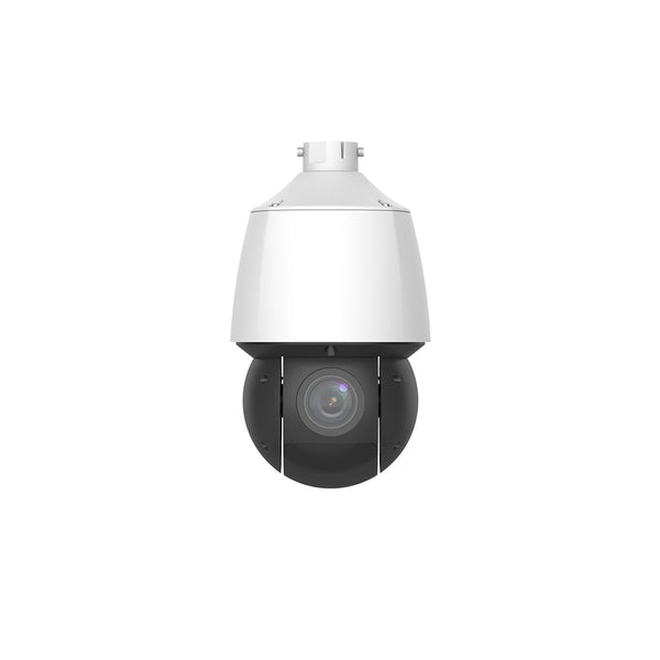 4MP PTZ IP Camera 4.8~120mm 25x Optical Zoom Two-Way Audio IP67 IK10 Rated - White
