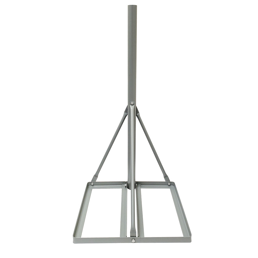 36 inch Heavy Duty Non-Penetrating Roof Mount Mast - Powder Coat - Grey