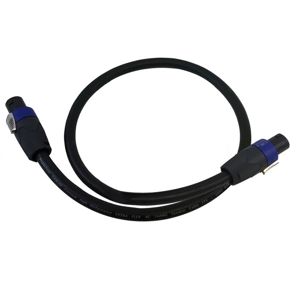 Premium Phantom Cables to 4-Pole speakON Speaker Cable FT4