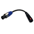 Premium Phantom Cables 1/4 inch TS Female to 2-Pole speakON Speaker Cable FT4