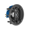 6.5" 2-way Frameless WiFi / Bluetooth / Ethernet Ceiling Speakers - 60W max (Active + Passive Pair)