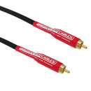 Premium Phantom Cables Subwoofer RCA Male to Male Cable FT4