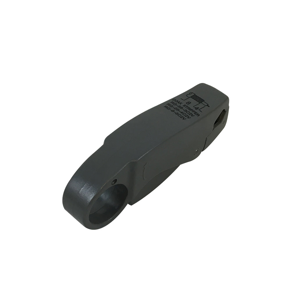 Professional Strip Tool for Coaxial Cables - RG58, RG59, RG62 & RG6 - 3 Blade