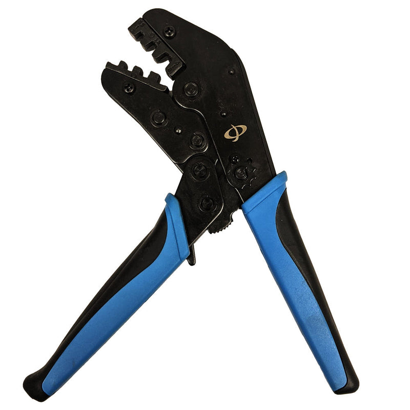 Professional Ratcheting Crimp Tool for Non-Insulated Terminals Ring Terminals, Spade Lugs & Quick Disconnects - 20-18AWG, 16-14AWG, 12-10AWG