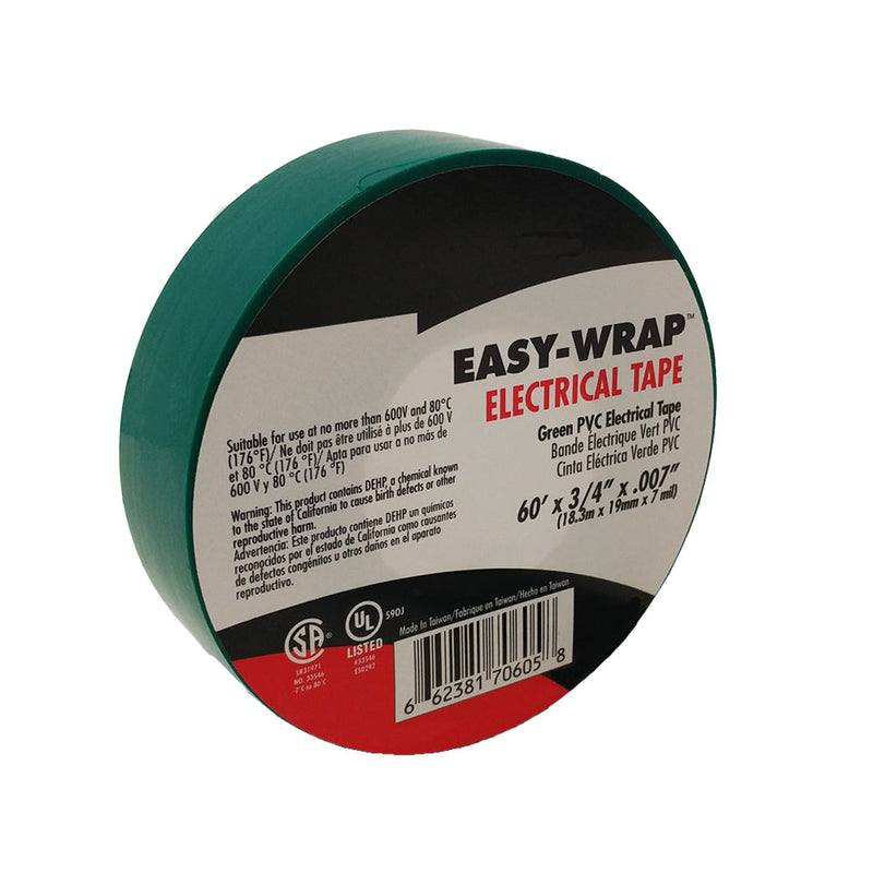 Electrical Tape 7mil 3/4 Wide 60ft Roll