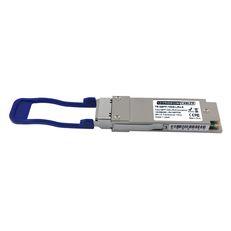 Cisco® QSFP-100G-LR4-S Compatible 100GBASE LR4 QSFP28 SM LC Transceiver, 10km