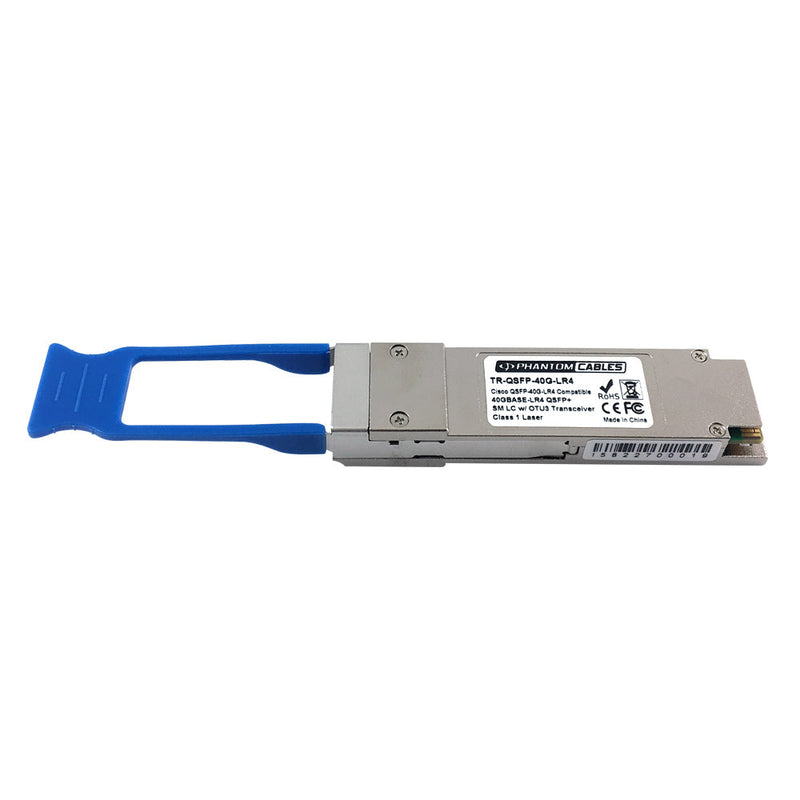 Cisco® QSFP-40G-LR4 Compatible 40GBASE-LR4 QSFP+ SM LC with OTU3 Transceiver