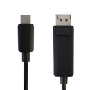 USB Type-C to DisplayPort Cables with DP Alt Mode - 8Kx4K 30Hz - TPE Jacket