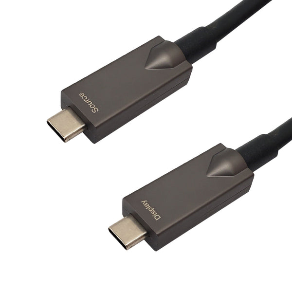 USB 3.1 AOC Type-C Male to Type-C Male Cable 10G 3A - CMP - Black