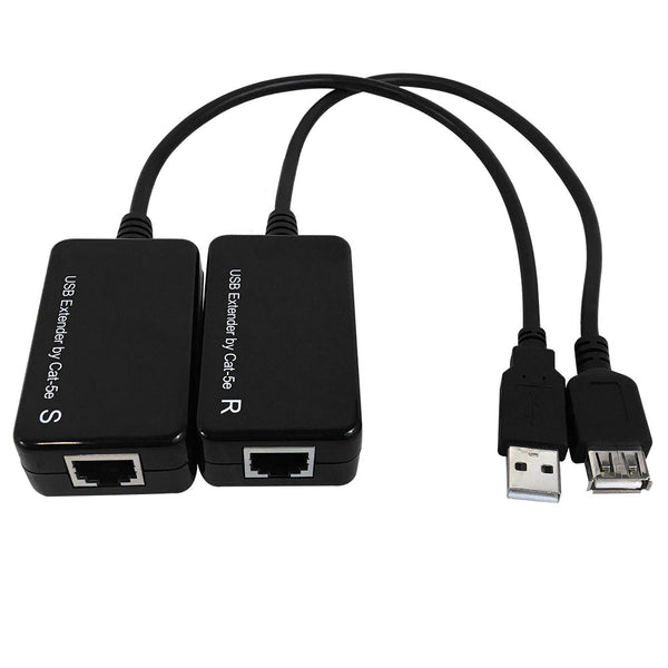 USB 1.1 Extender Over Cat5e Cable Up to 60m