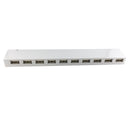 10-Port USB 2.0 Hub - White