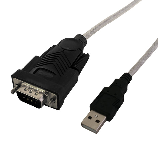 6ft USB A to DB9 Male Serial Converter