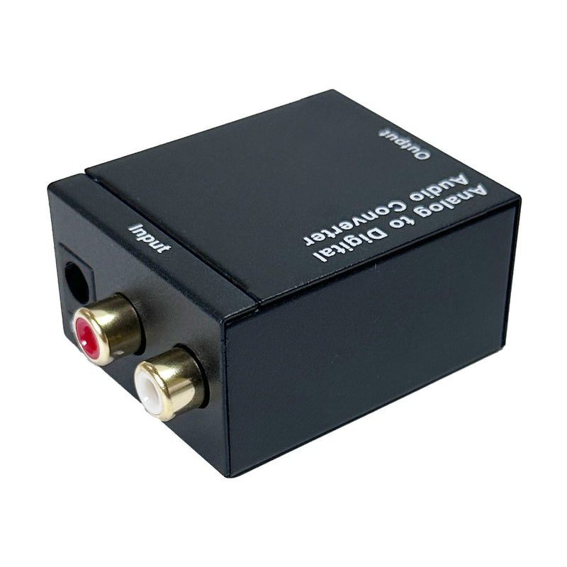 Analog to Digital Audio Converter - RCA L/R To Digital Coax / Toslink