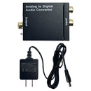 Analog to Digital Audio Converter - RCA L/R To Digital Coax / Toslink