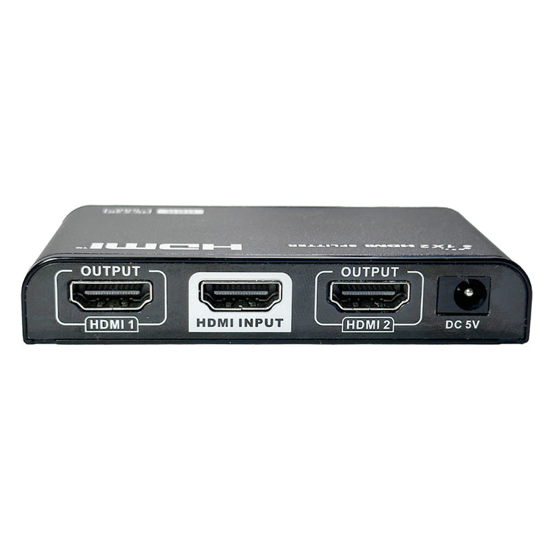 1x2 HDMI Splitter, 4Kx2K@60Hz, EDID, HDCP 2.2, YUV 4:4:4