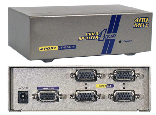 4-Port VGA Video Splitter - 2048x1536