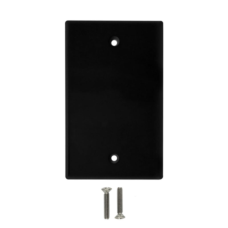 Wall Plate, Solid - Black