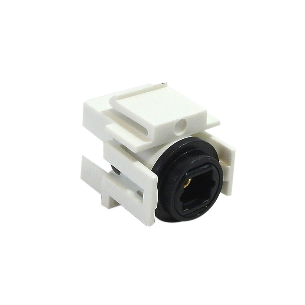 Toslink Female to Female Keystone Wall Plate Insert