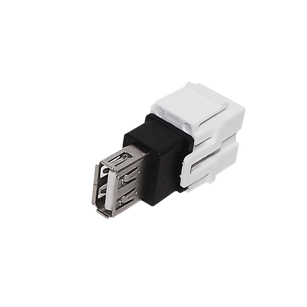 USB 2.0 B/A Keystone Wall Plate Insert
