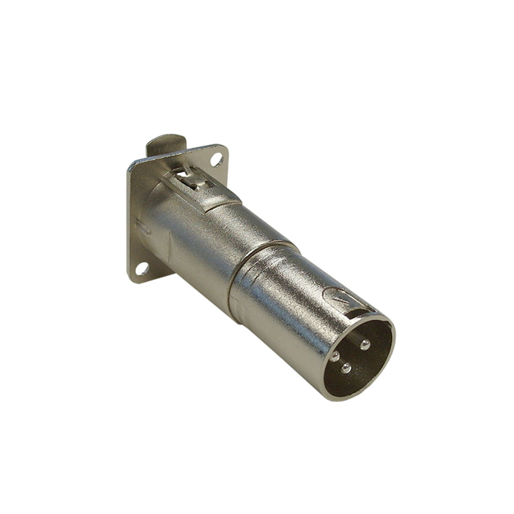 XLR Female D-Cut to XLR Male - Nickel