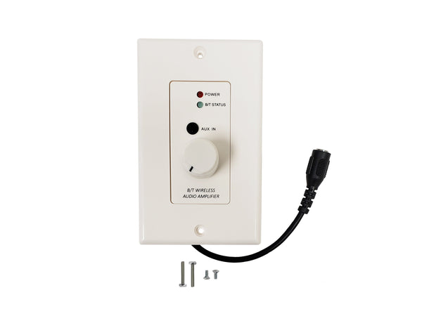 Wall Plate Amplifier with Bluetooth v4.2 Decora Style 50W Max - White