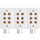 8.2 Surround Sound Wall Plate Kit