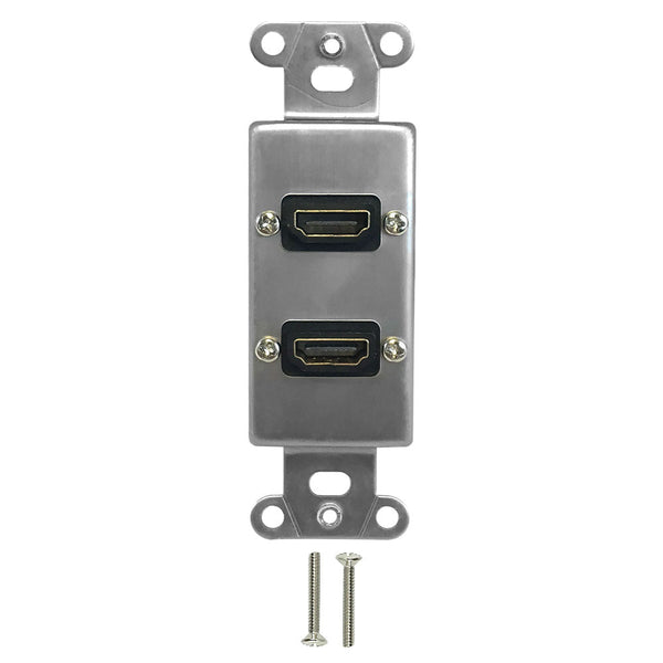 Stainless Steel Decora Strap - 2x HDMI