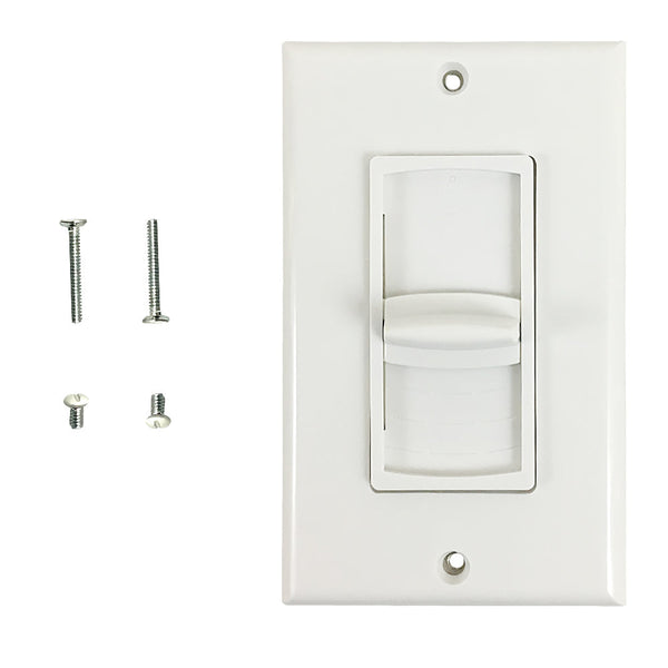 Volume Control Decora Wall Plate - 100W Impedance Matched Slider